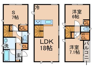 Kolet梅島＃08の物件間取画像